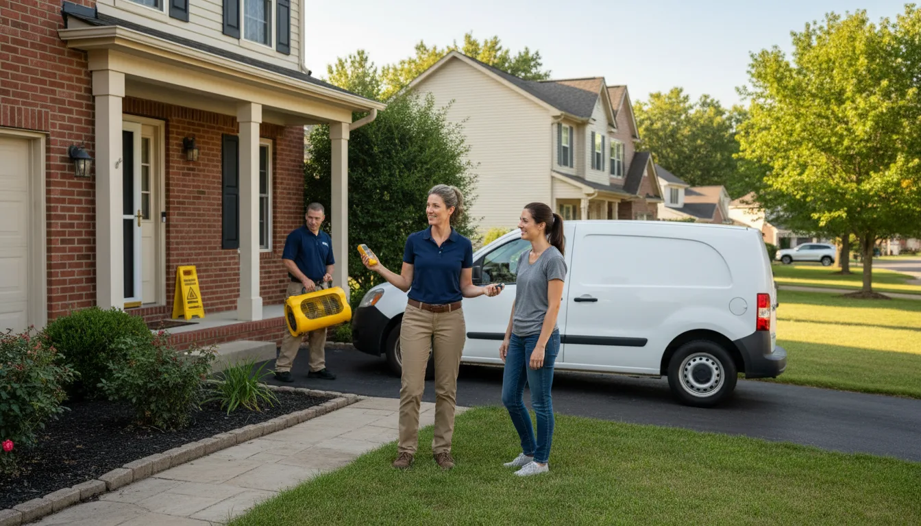 Residential water damage restoration in Sault Sainte Marie, MI